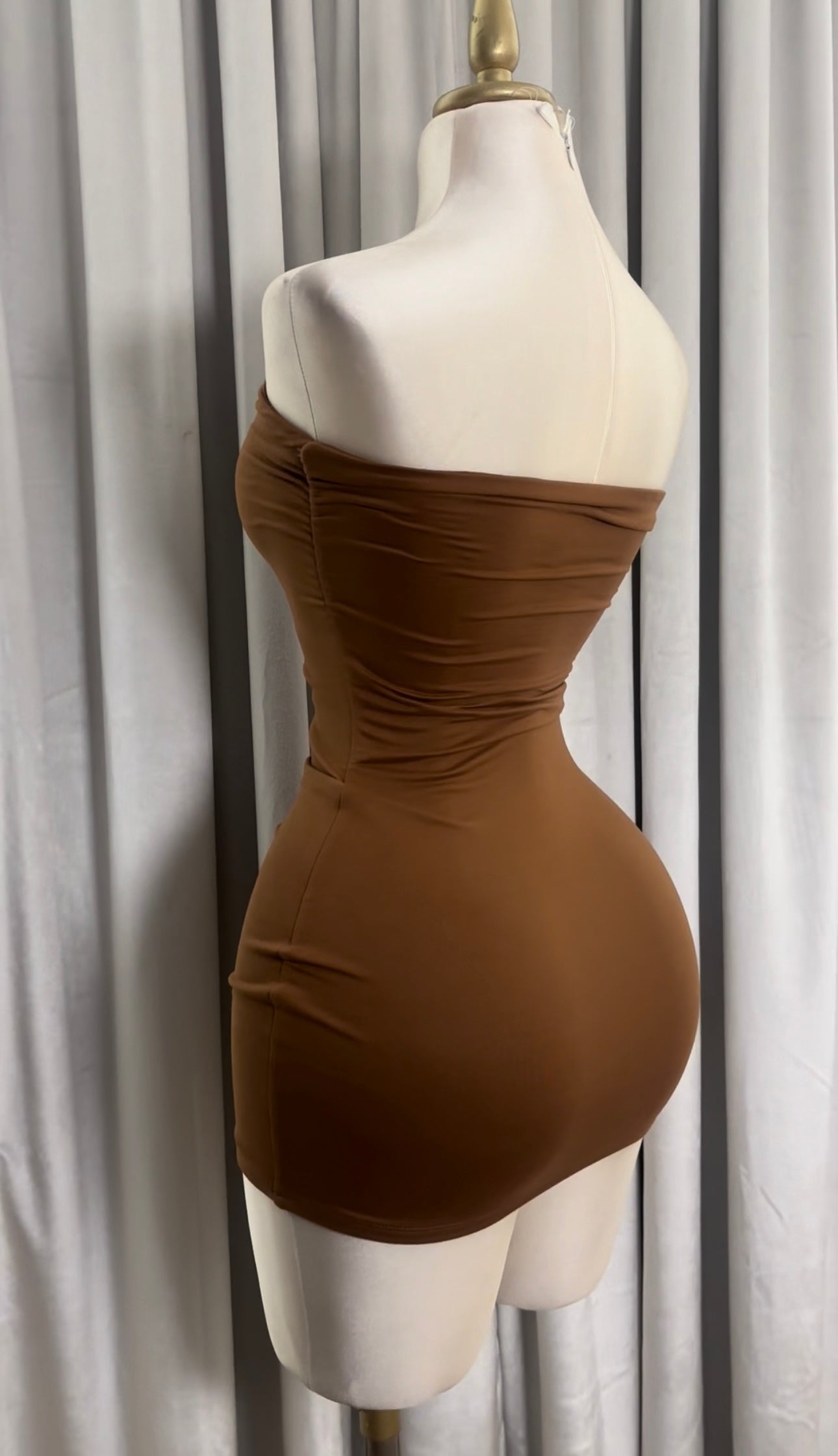 Chestnut Chic Mini Dress