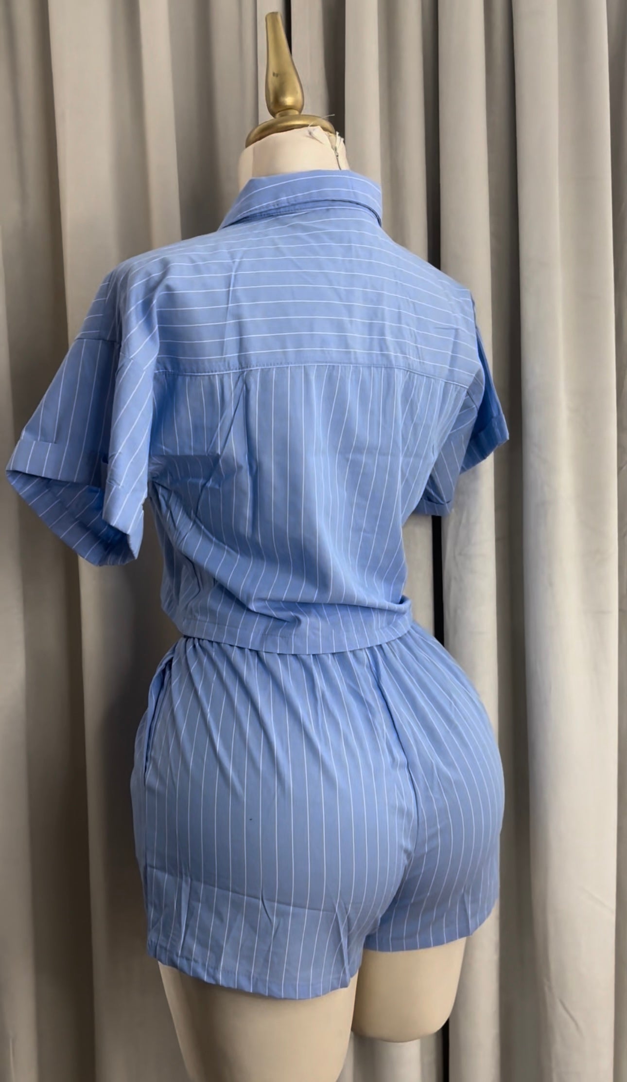Blue Striped Set