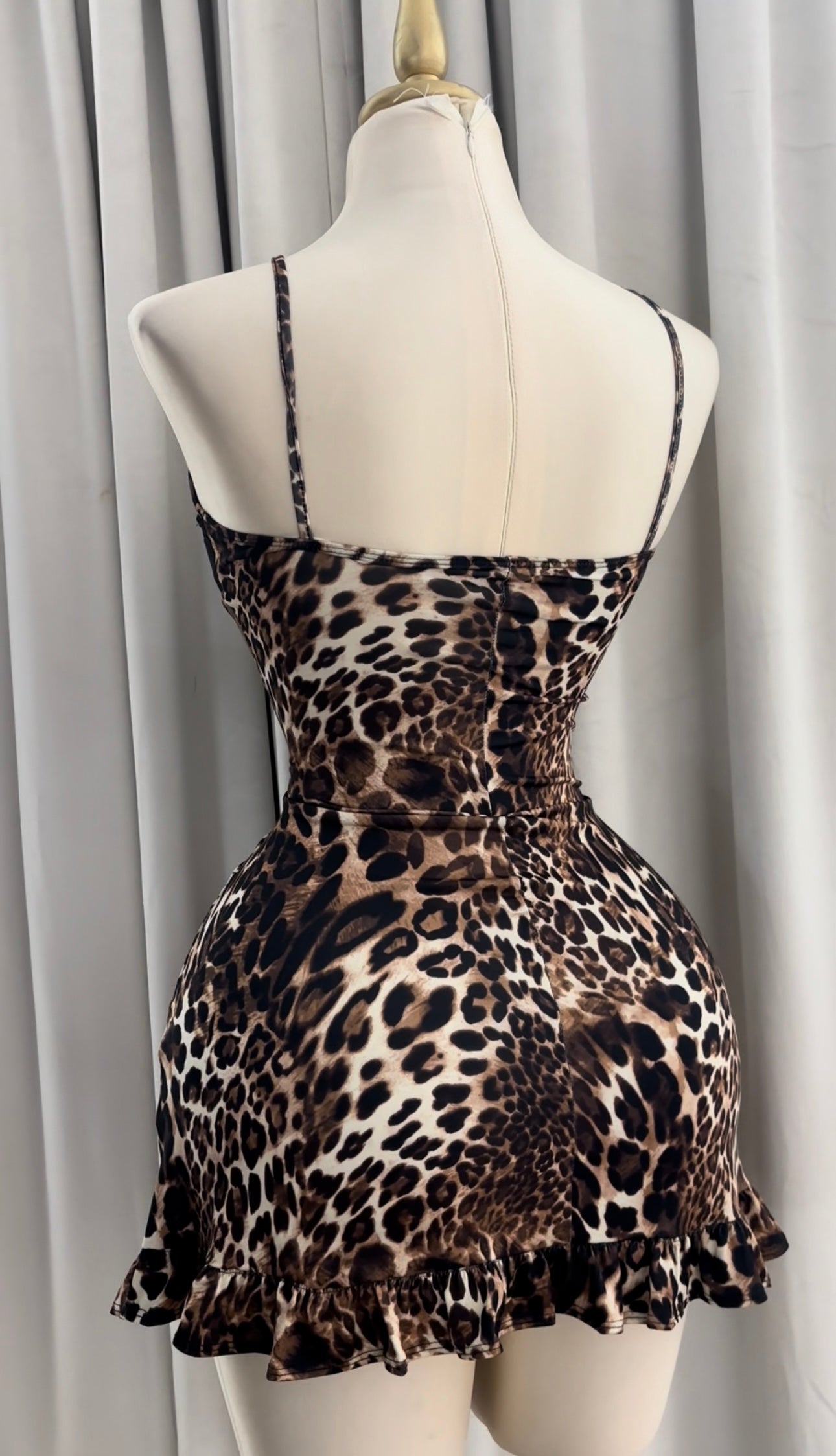 Laced in Leopard Dress