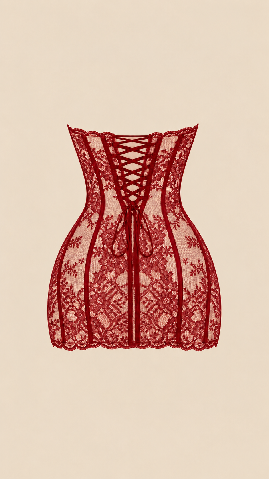 Valentina Mini Dress — Red (PRE-ORDER ARRIVES 9/18)