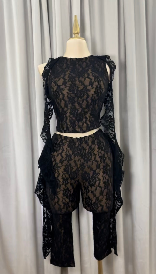 Midnight Muse Capri Set