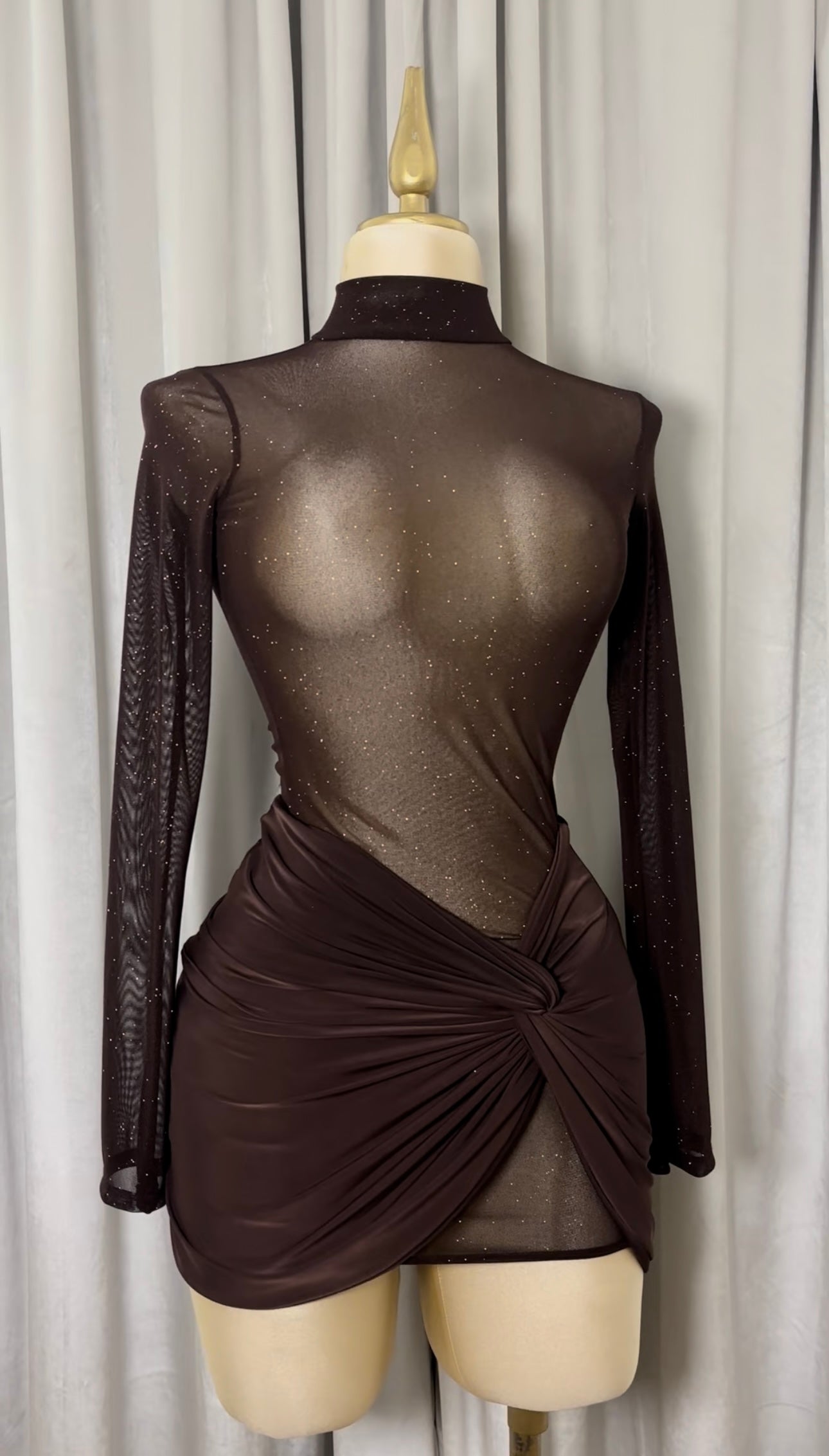 The Winter Muse Mesh Dress