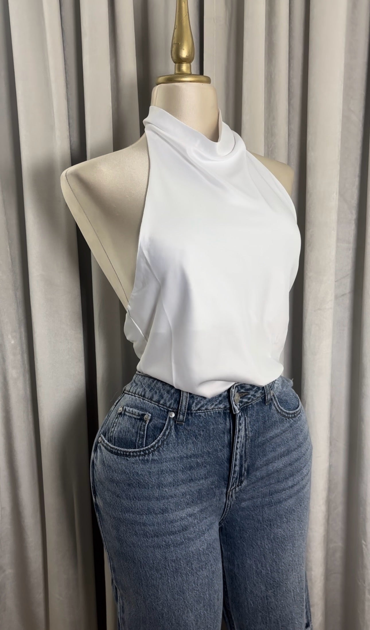 Silky Nights Halter Top