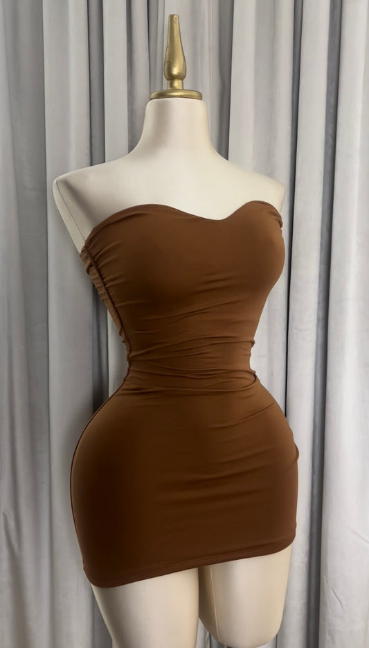 Chestnut Chic Mini Dress