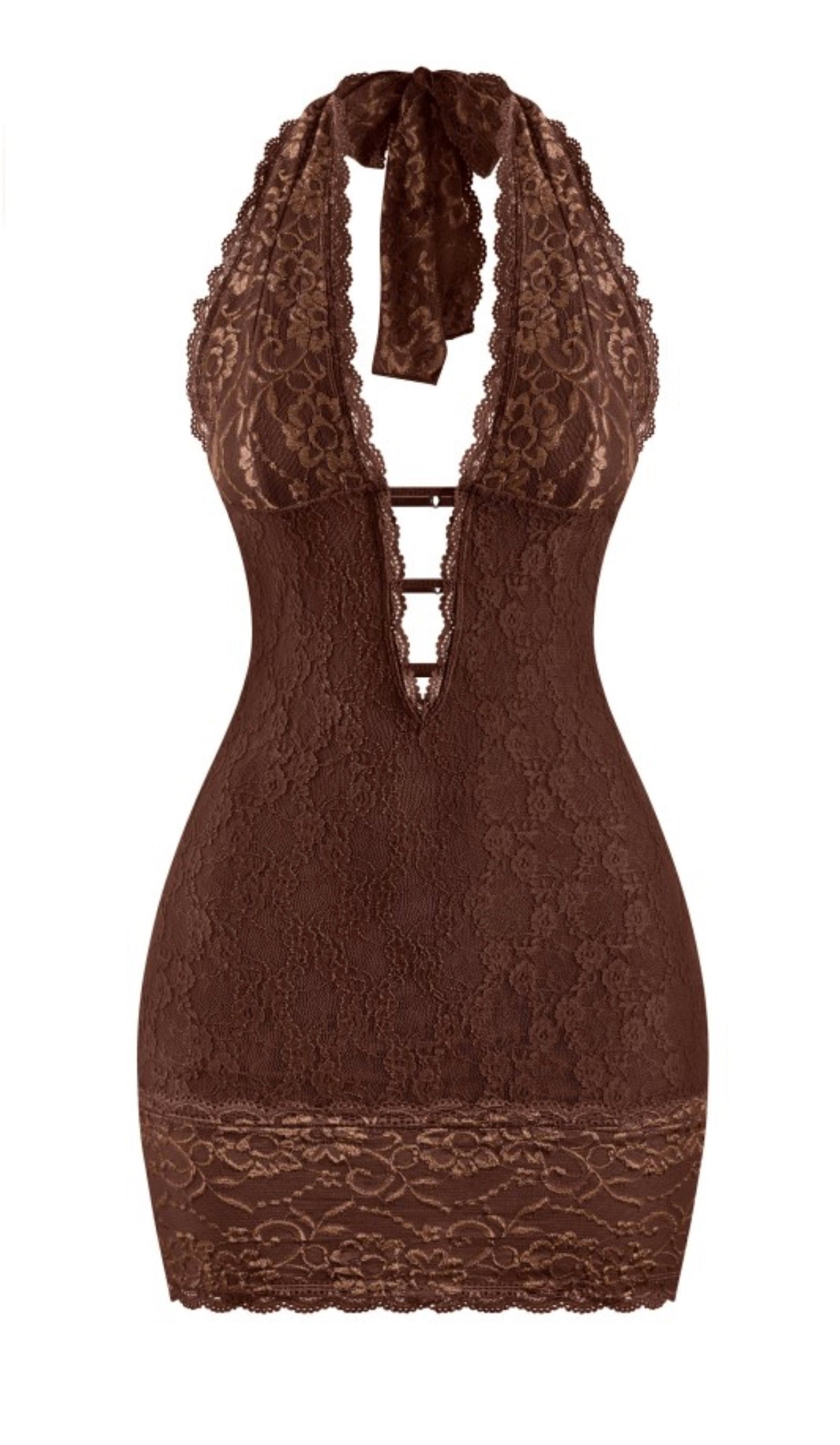 Mocha Muse Lace Dress
( PRE-SALE Arrives August 28th )