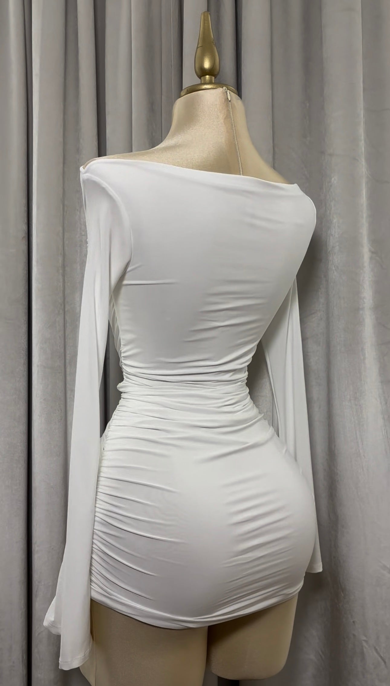 White Christmas Mini Dress