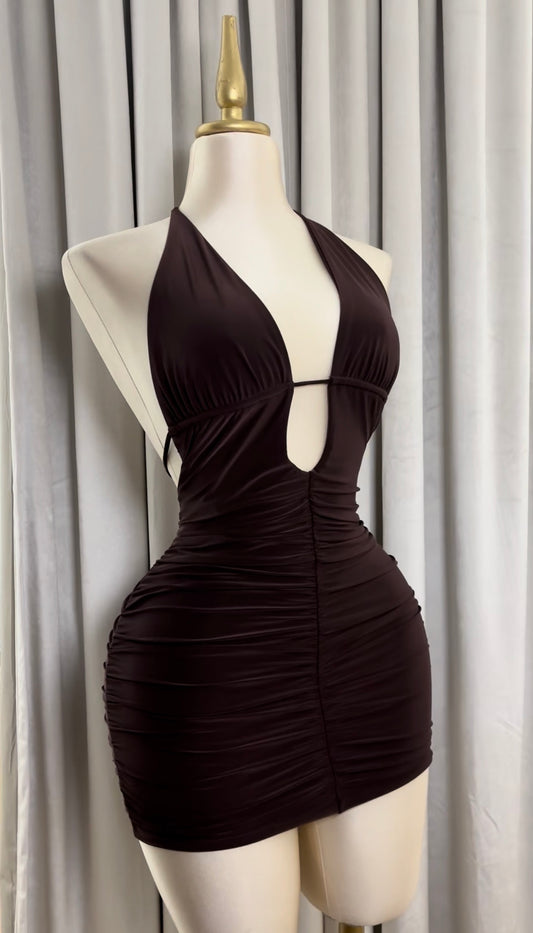 Brown Seduction Dress