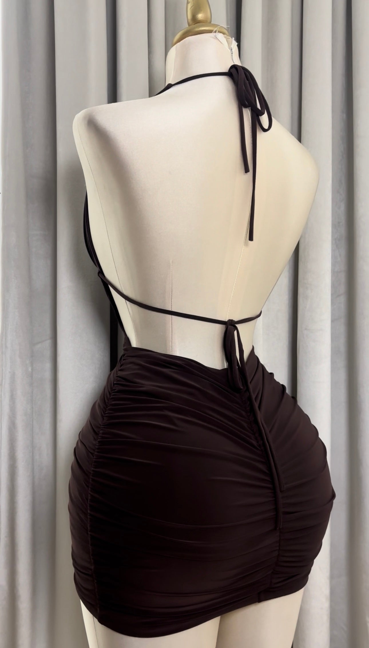 Brown Seduction Dress