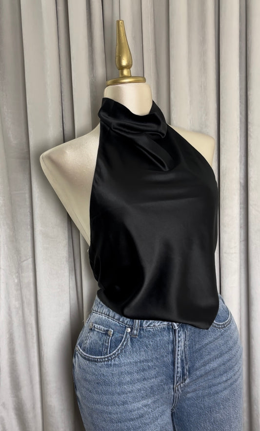 Silky Nights Halter Top