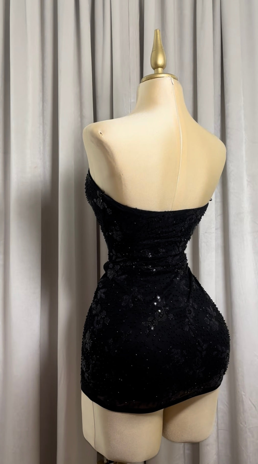 Black Diamond Mini Dress