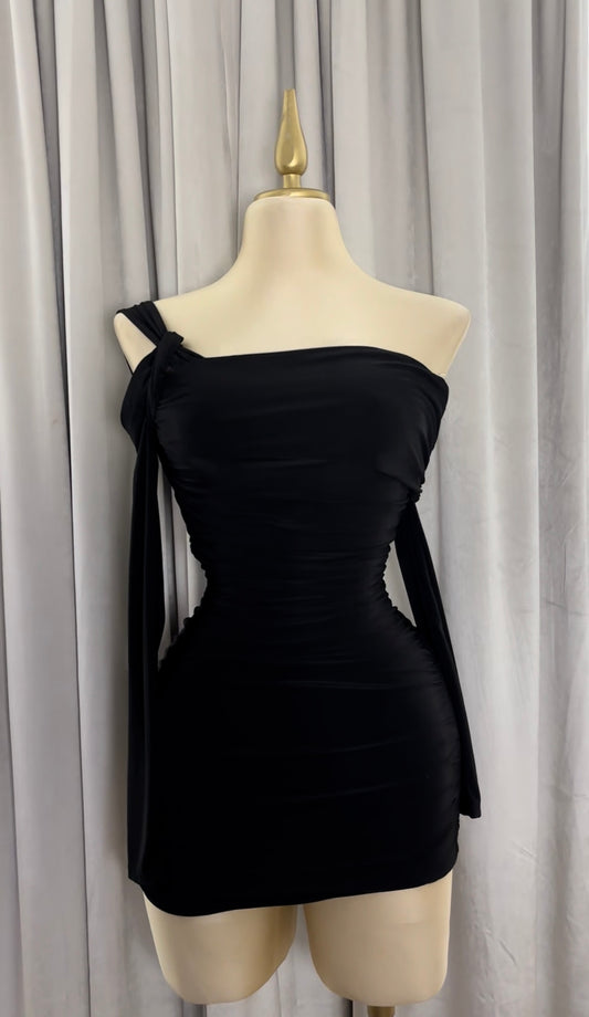 Midnight Muse Ruched Dress