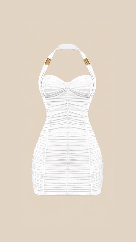 Ivory Muse Mini Dress