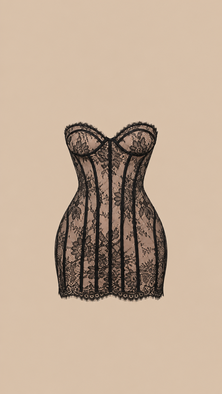 Valentina Mini Dress — Black        (PRE-ORDER ARRIVES 9/18)